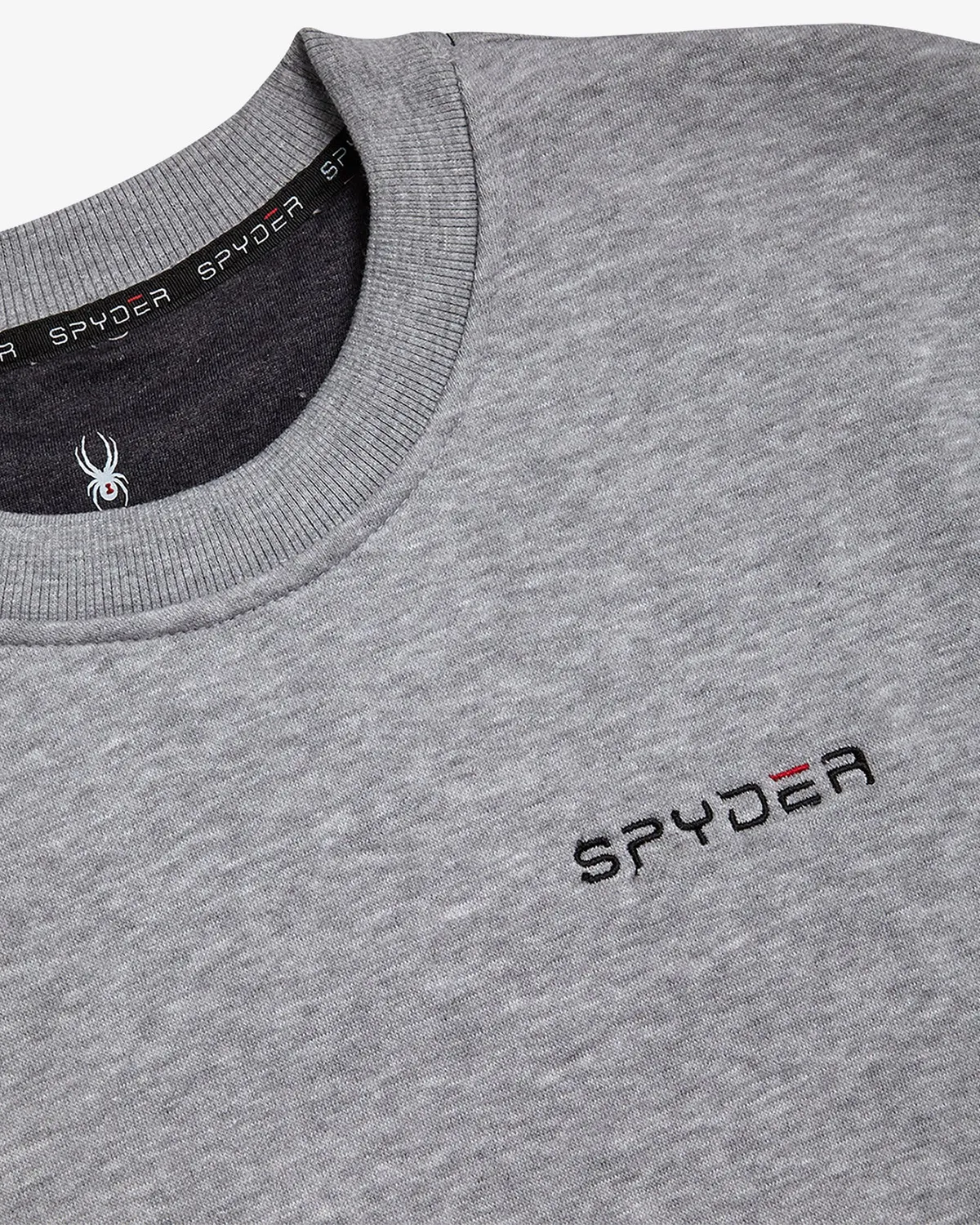 Spyder Fleece Crew genser herre light gray heather myk