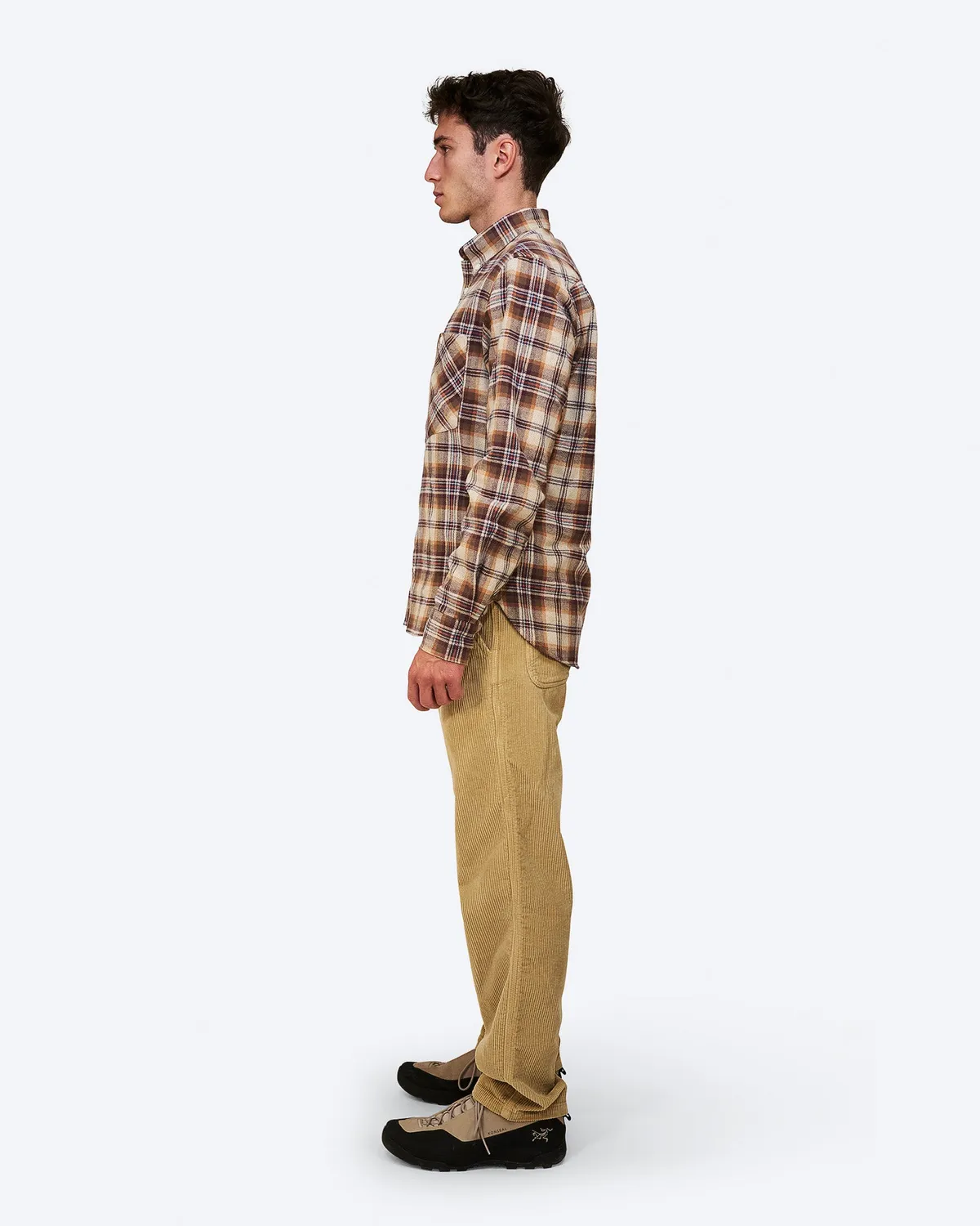 The Mountain Studio G-10 flanellskjorte Fudge-Otter rutet