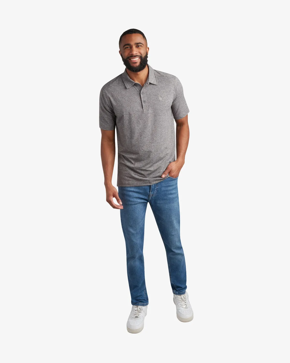 Spyder Jersey Polo herre Black kortermet bomull