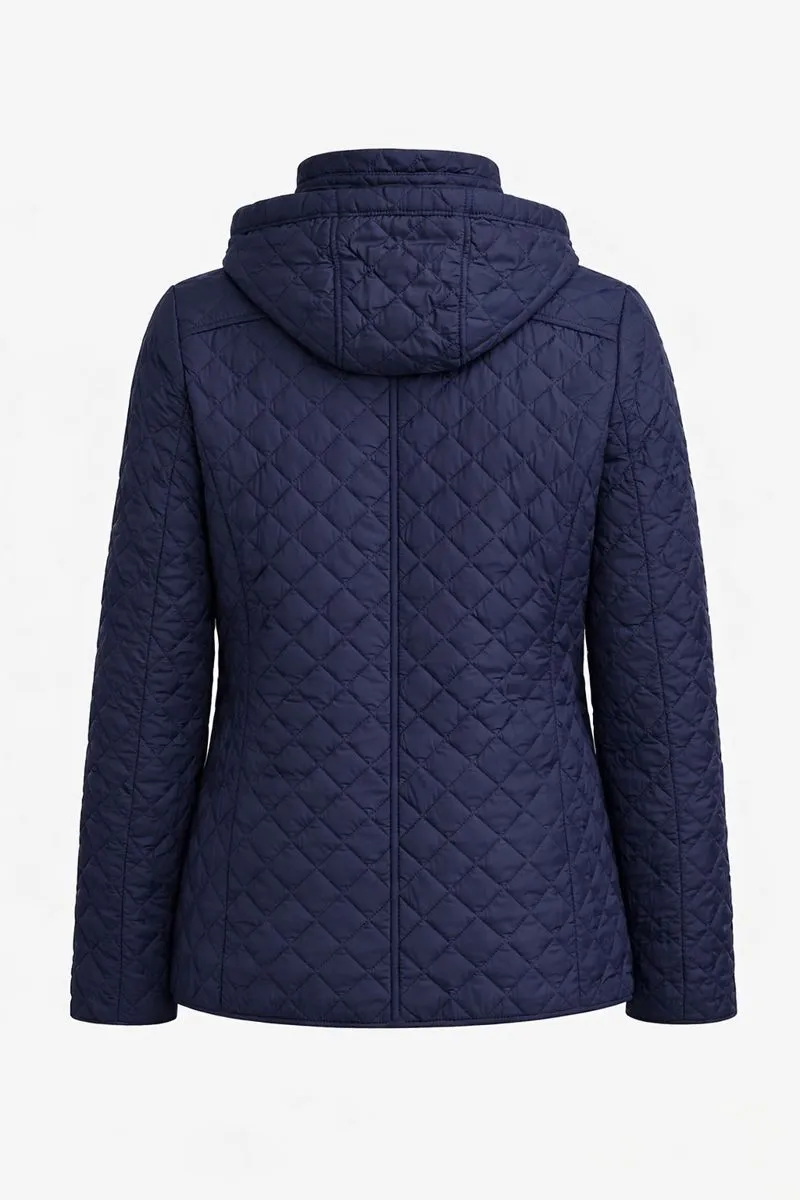 Danwear Karin vårjakke navy dame vindtett