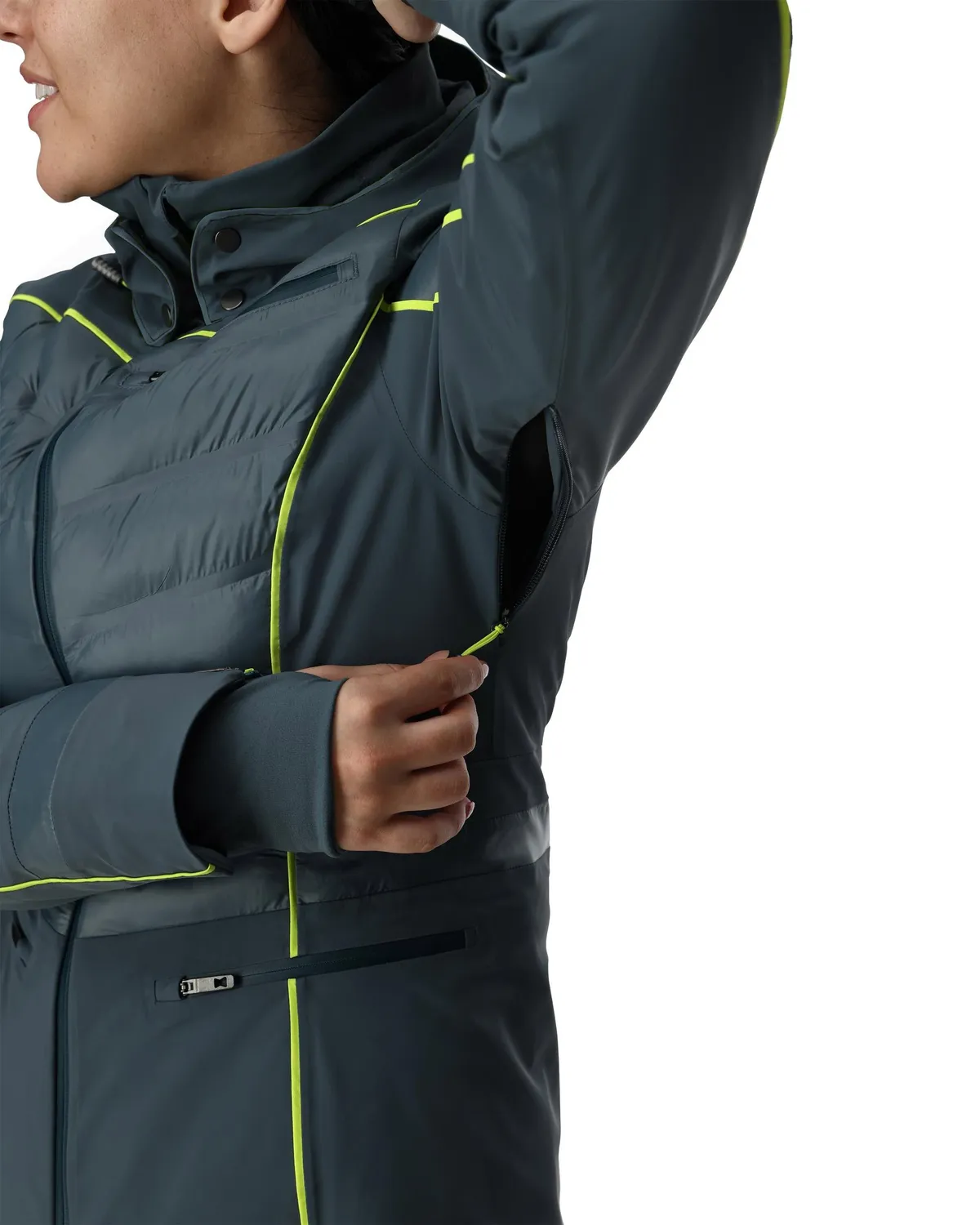 Spyder Granada skijakke dame slate blue 30K