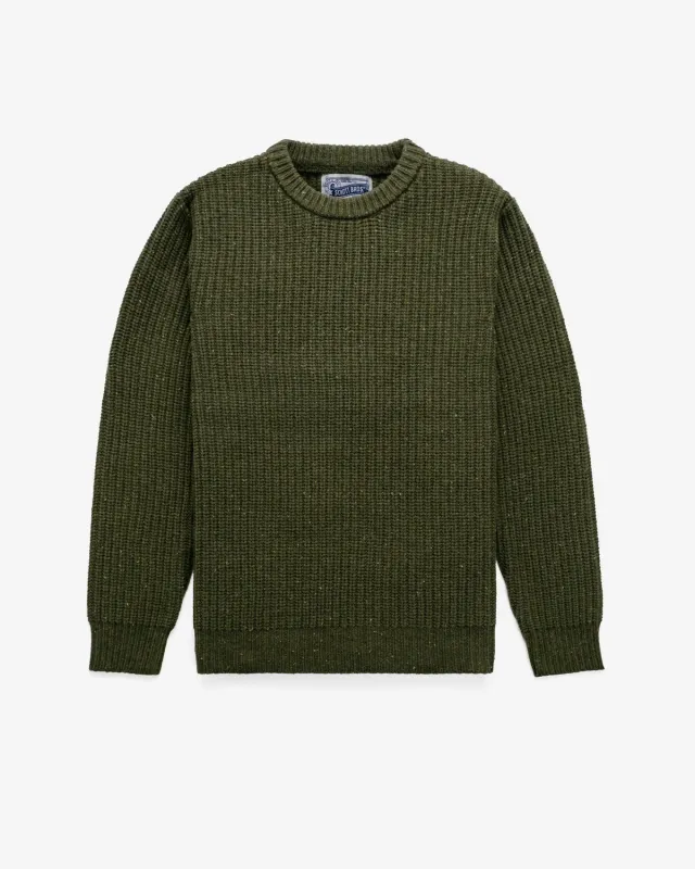 Schott NYC SW2554 ullgenser navy donegalstrikk