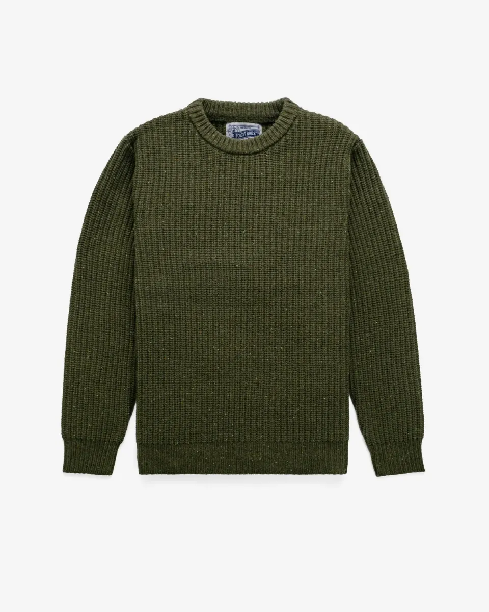 Schott NYC SW2554 ullgenser navy donegalstrikk