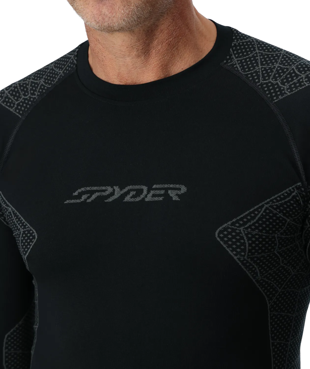 Spyder Momentum undertrøye herre svart sømløs