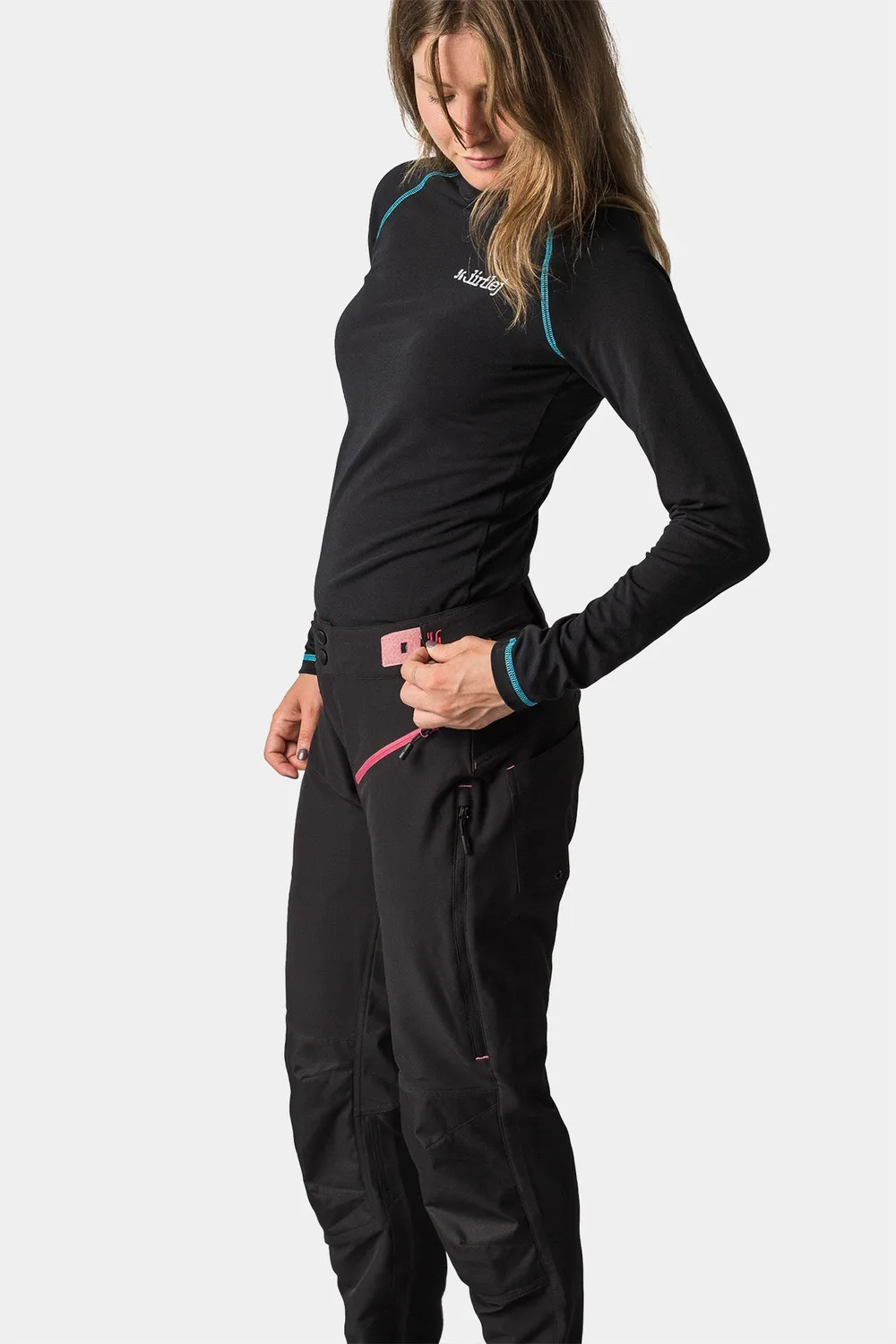 dirtlej trailscout long flex ladies sykkelbukse dame stretch