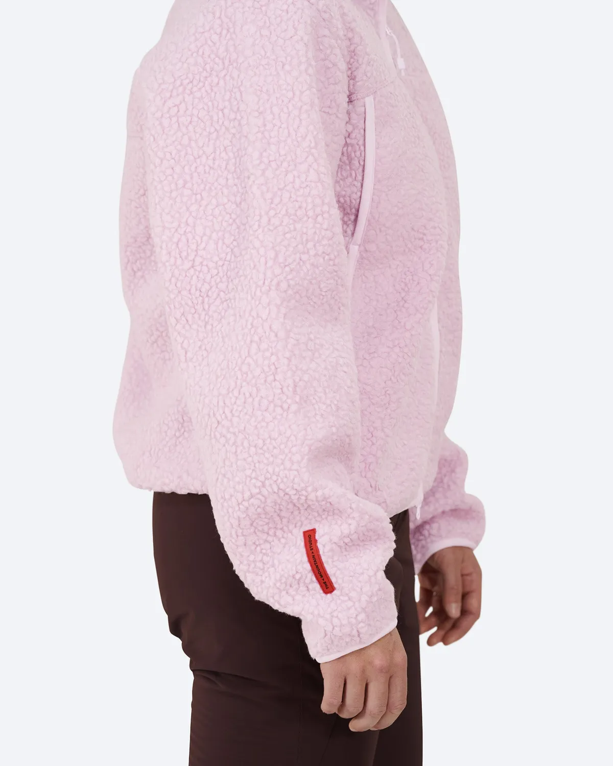 The Mountain Studio E-9 W fleecejakke dame Lilac Snow ull