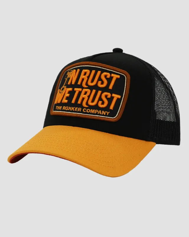 Rokker Rust'n Trust Trukker caps svart/gul