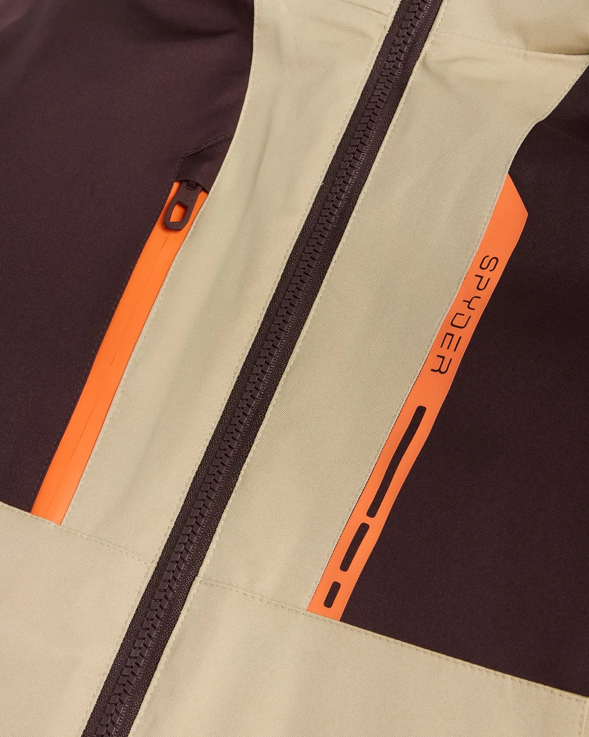 Spyder Glade skijakke gutt khaki vanntett 10K