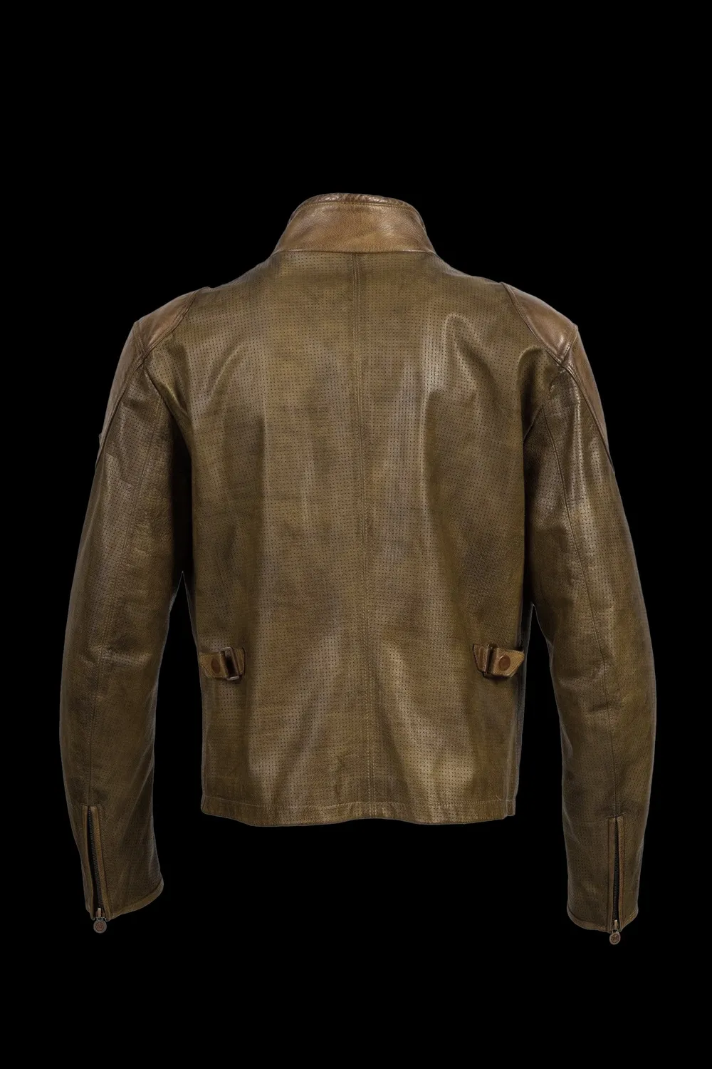 Matchless Osborne Vent Blouson skinnjakke bronse perforert
