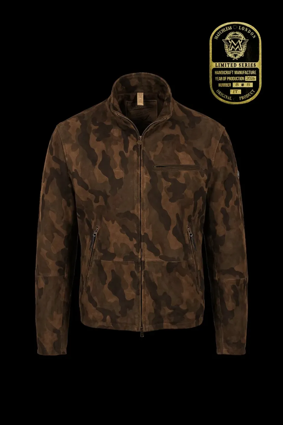 Matchless Bray Blouson skinnjakke camouflage