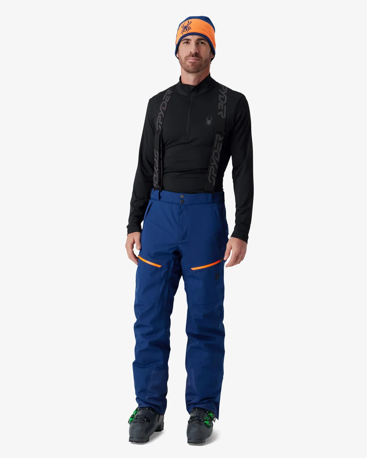 Spyder Propulsion skibukse herre svart vindtett
