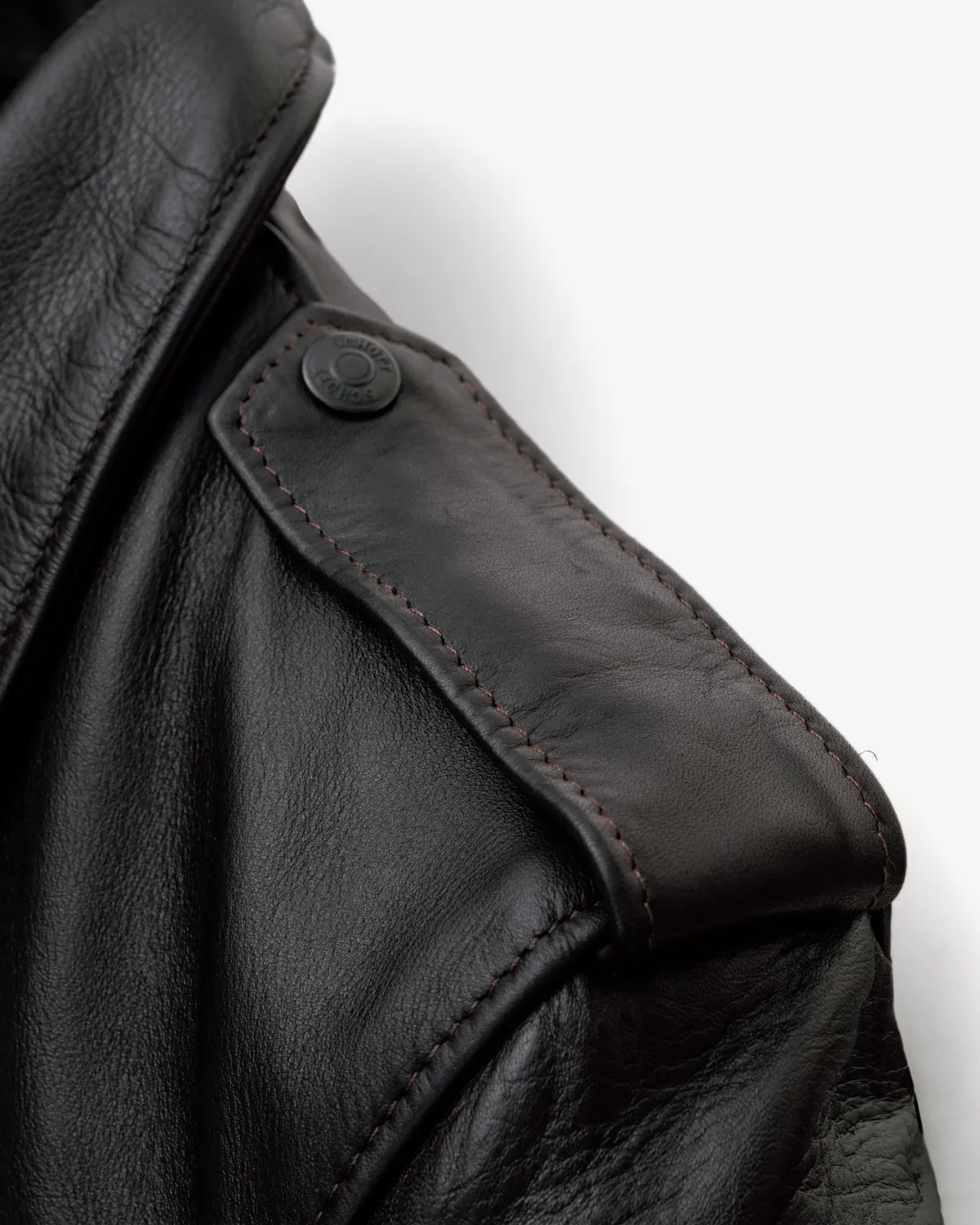 Schott NYC 184SM flyjakke svart – nakent kuskinn