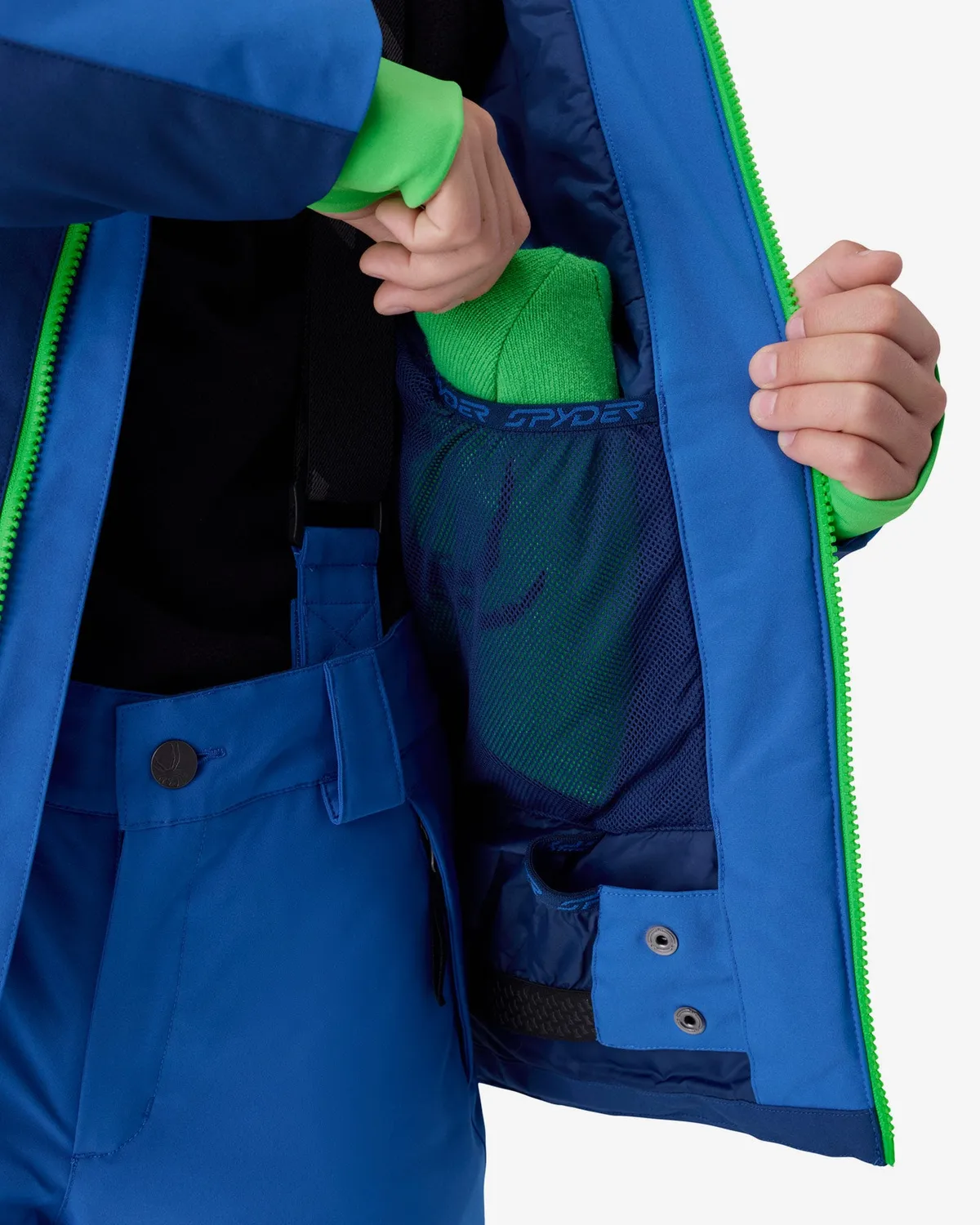 Spyder Challenger skijakke gutt Indigo vanntett 10K