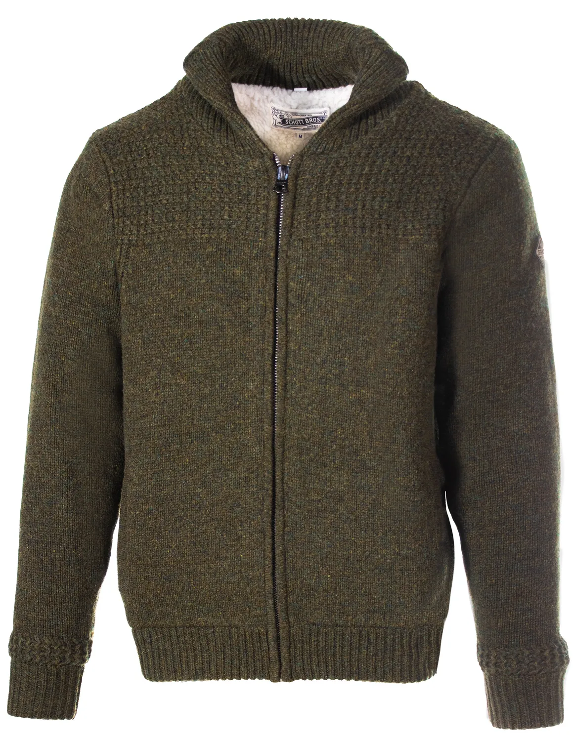 Schott NYC F1522 jakke moss klassisk
