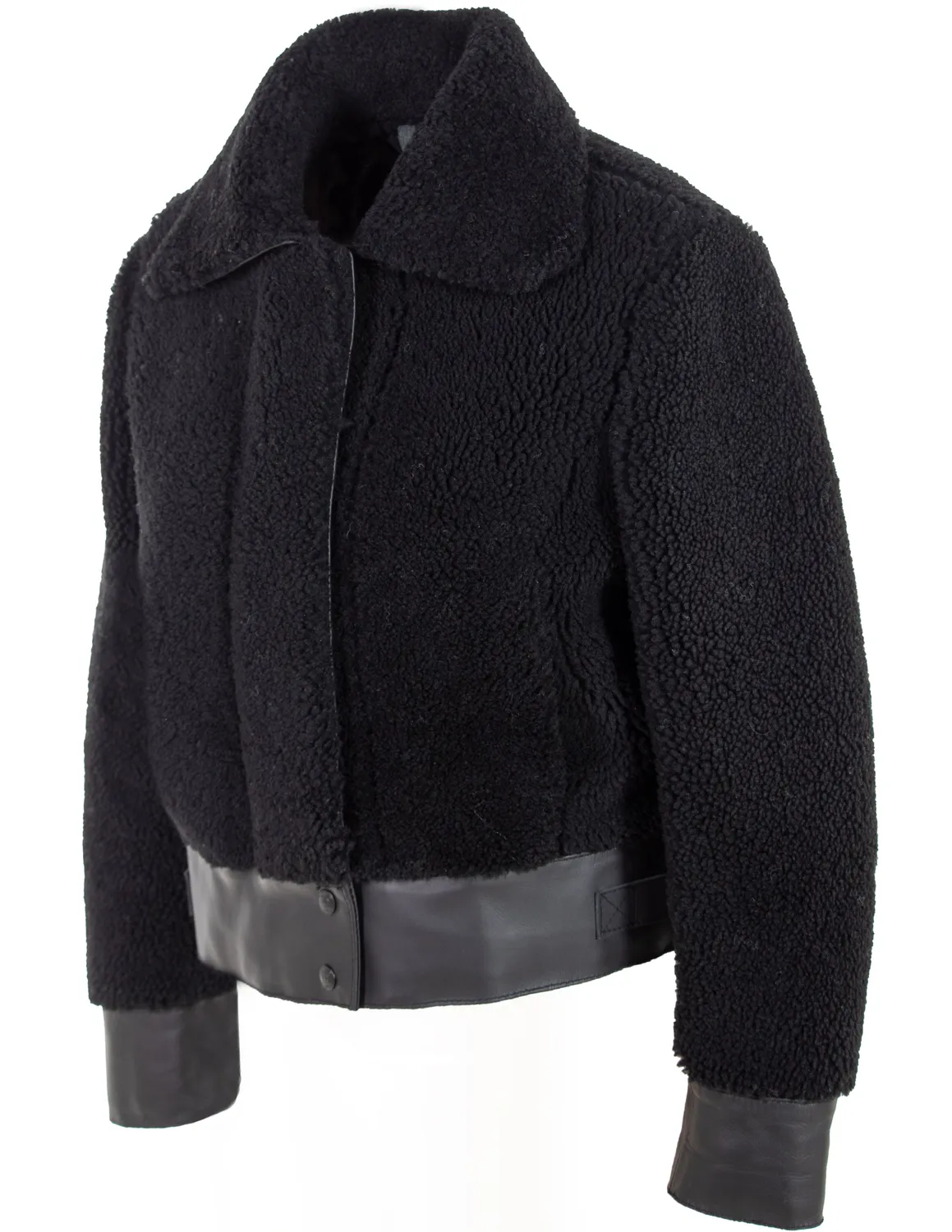 Schott NYC 2125W bomberjakke ebony saueskinn