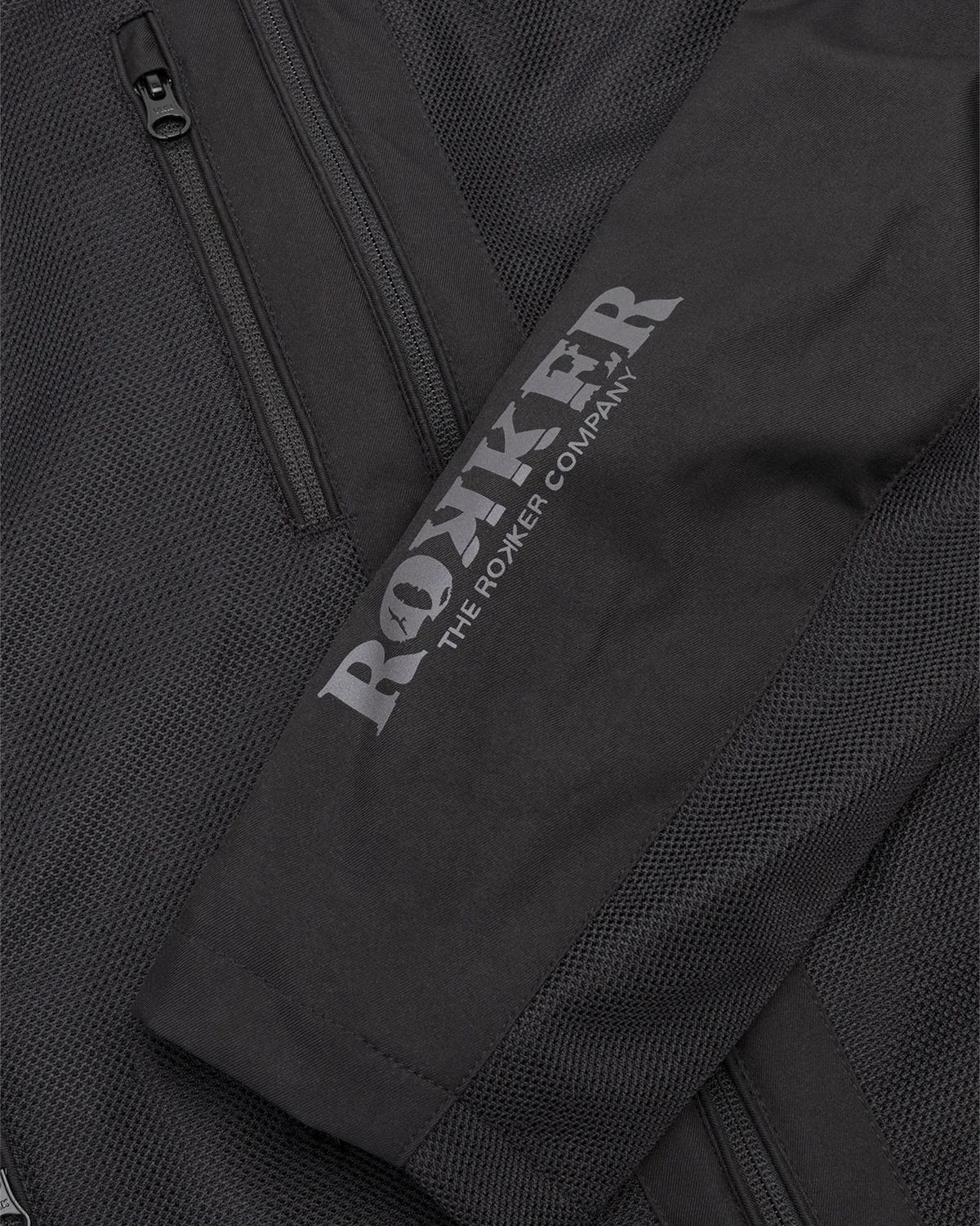 Rokker Miami Jacket jakke S-XXL svart luftig