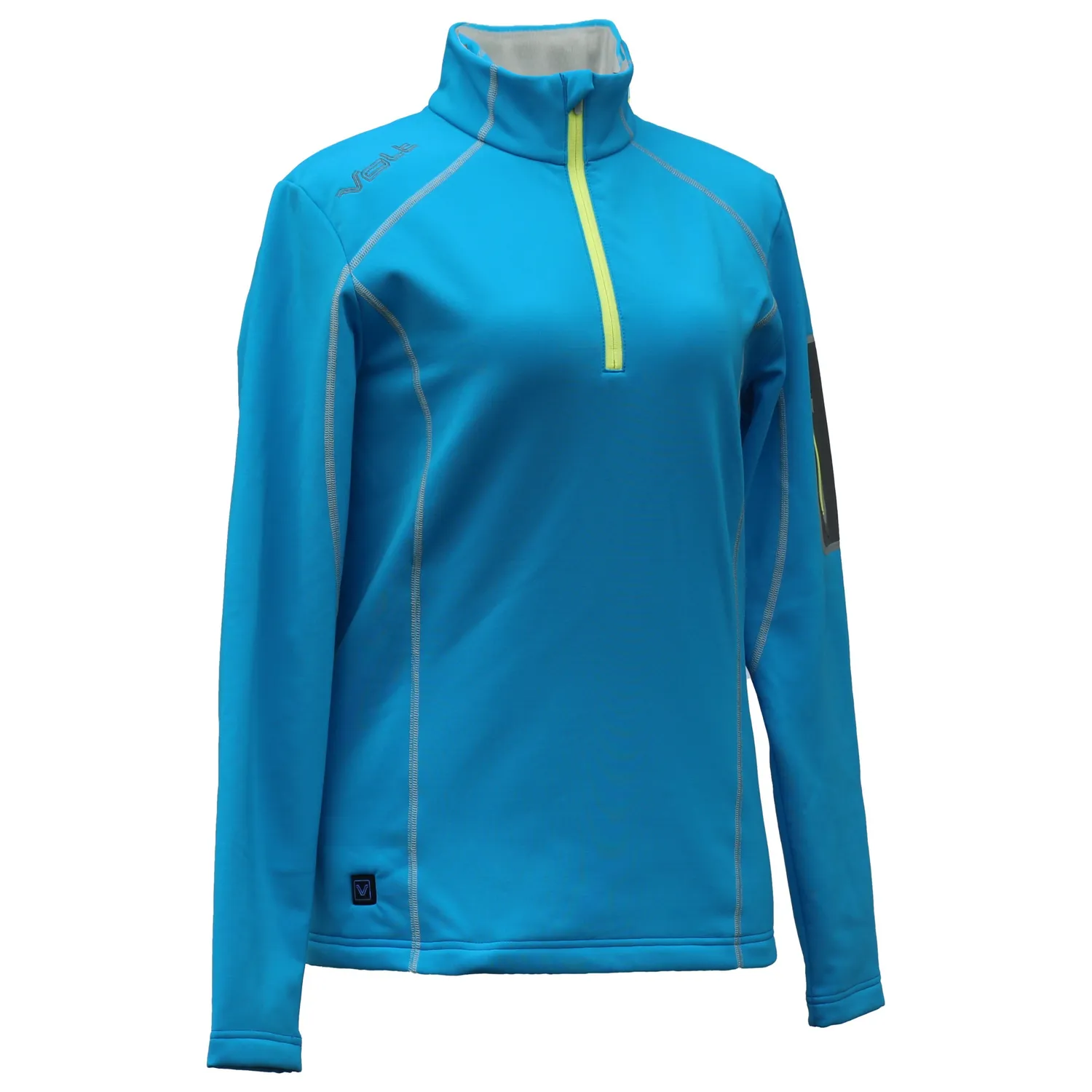VoltHeat 5V varmegenser dame grå half-zip