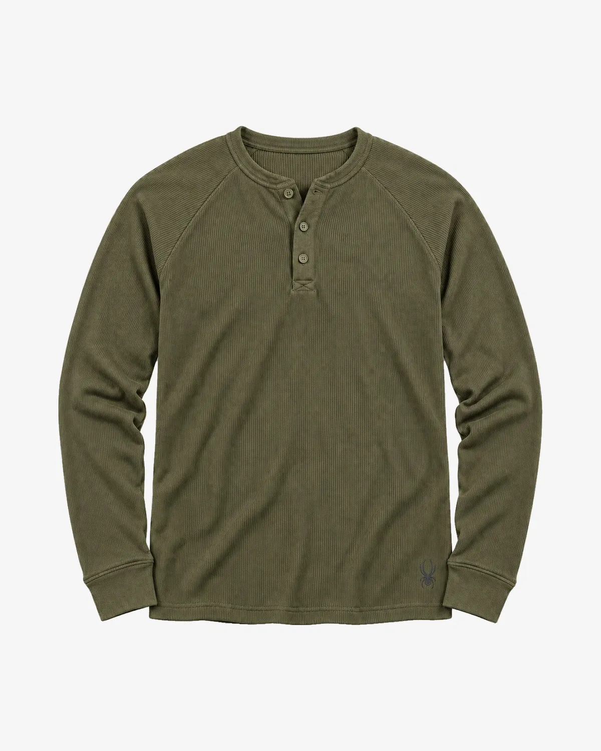 Spyder Corduroy Fleece henley herre svart varm
