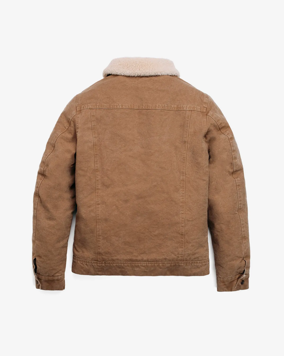 Schott NYC 8624 mekanikerjakke tobacco sherpafor