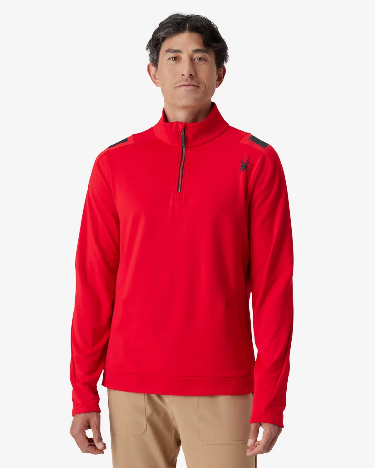 Spyder Speed Fleece 1/4 Zip fleecegenser svart stretch