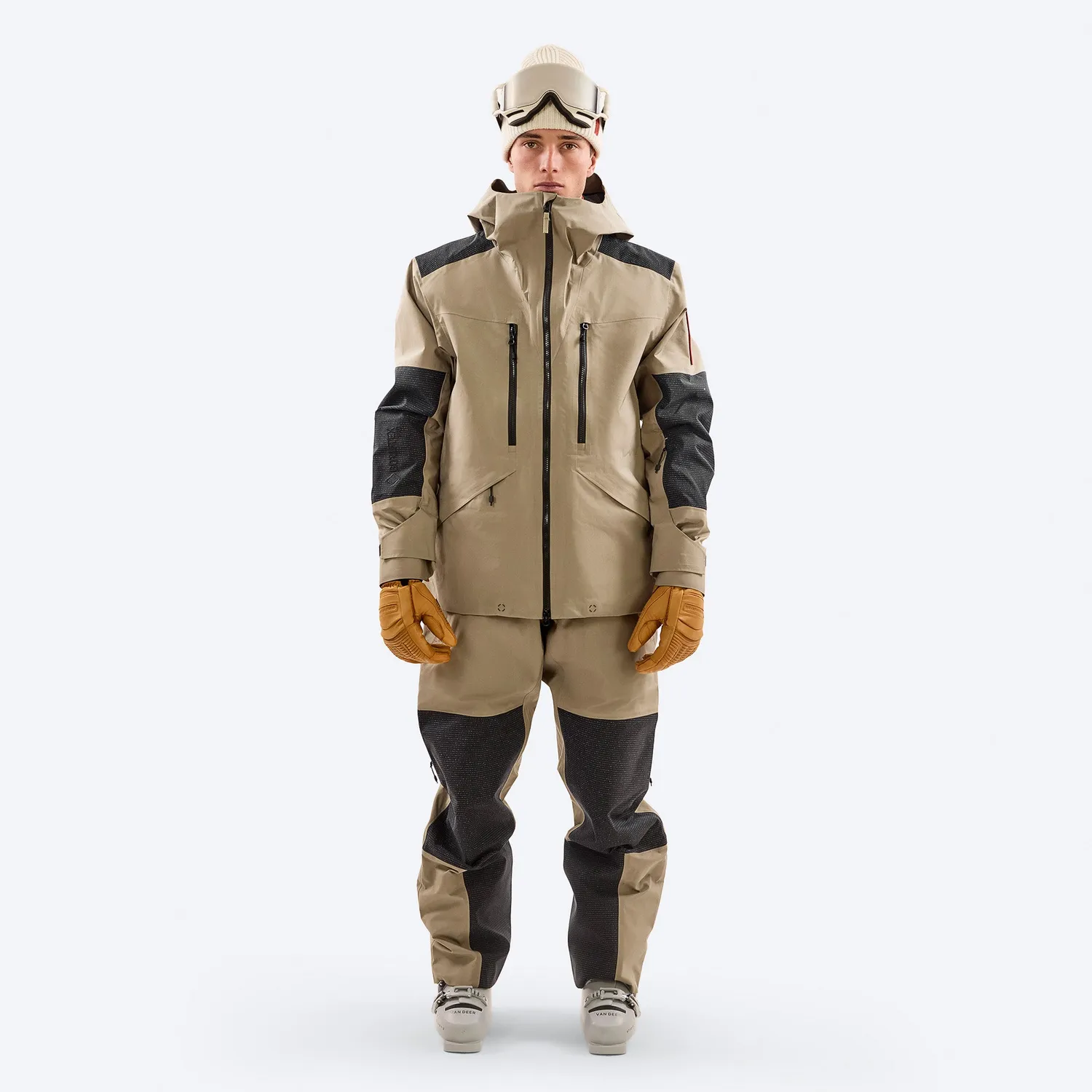 The Mountain Studio Z-7 PRO skalljakke herre Brindle Gore-Tex