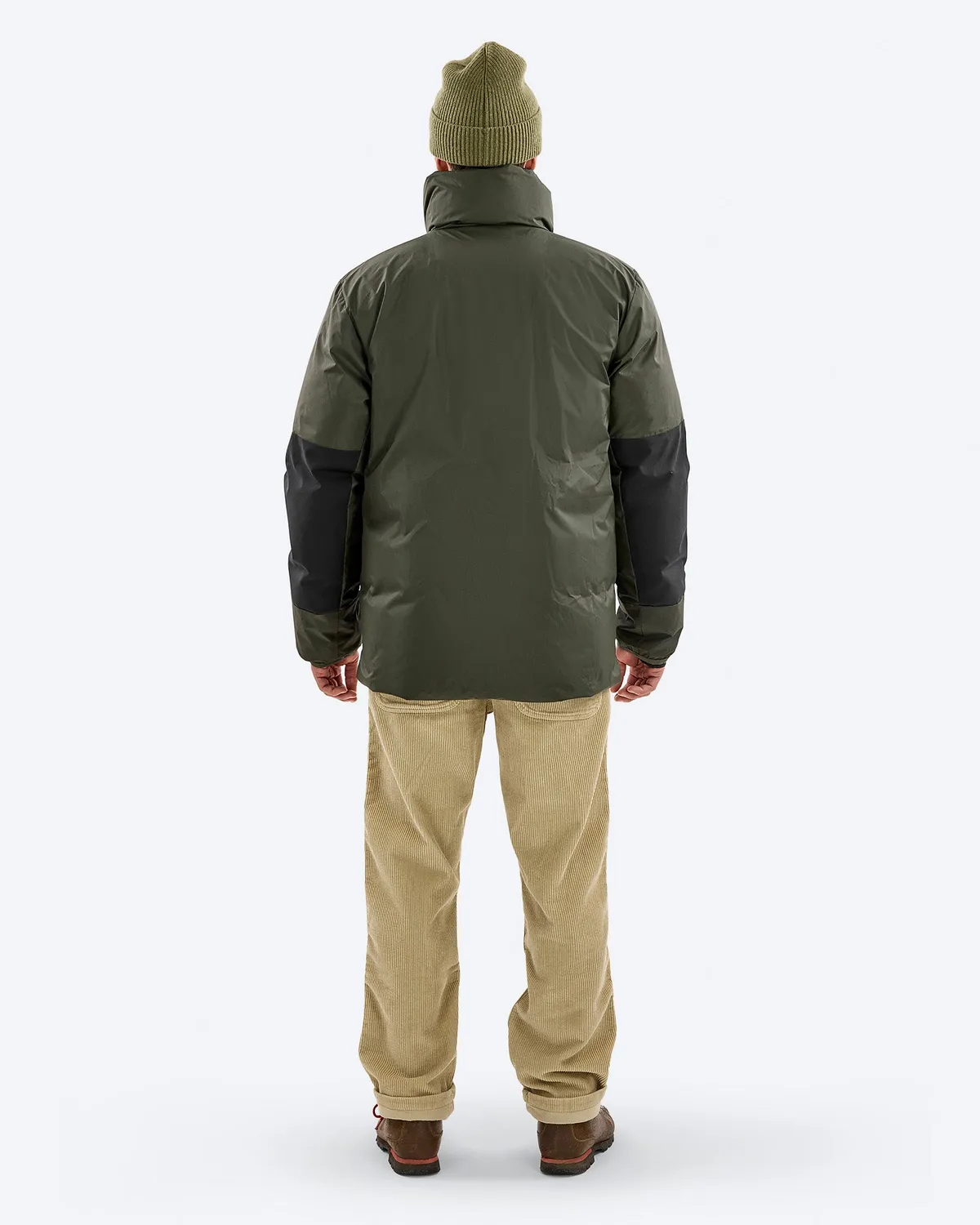 The Mountain Studio D-10 R Windstopper dunjakke vendbar Black Onyx