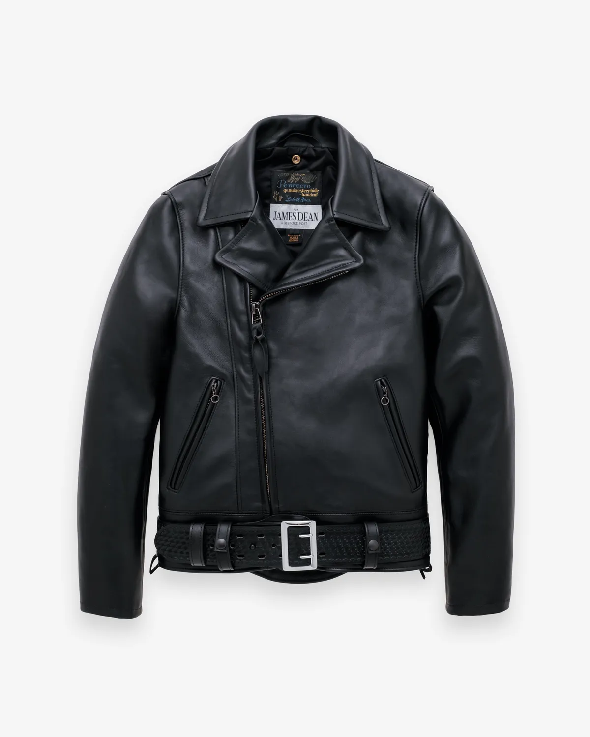 Schott NYC JD1 Dean skinnjakke Black steerhide