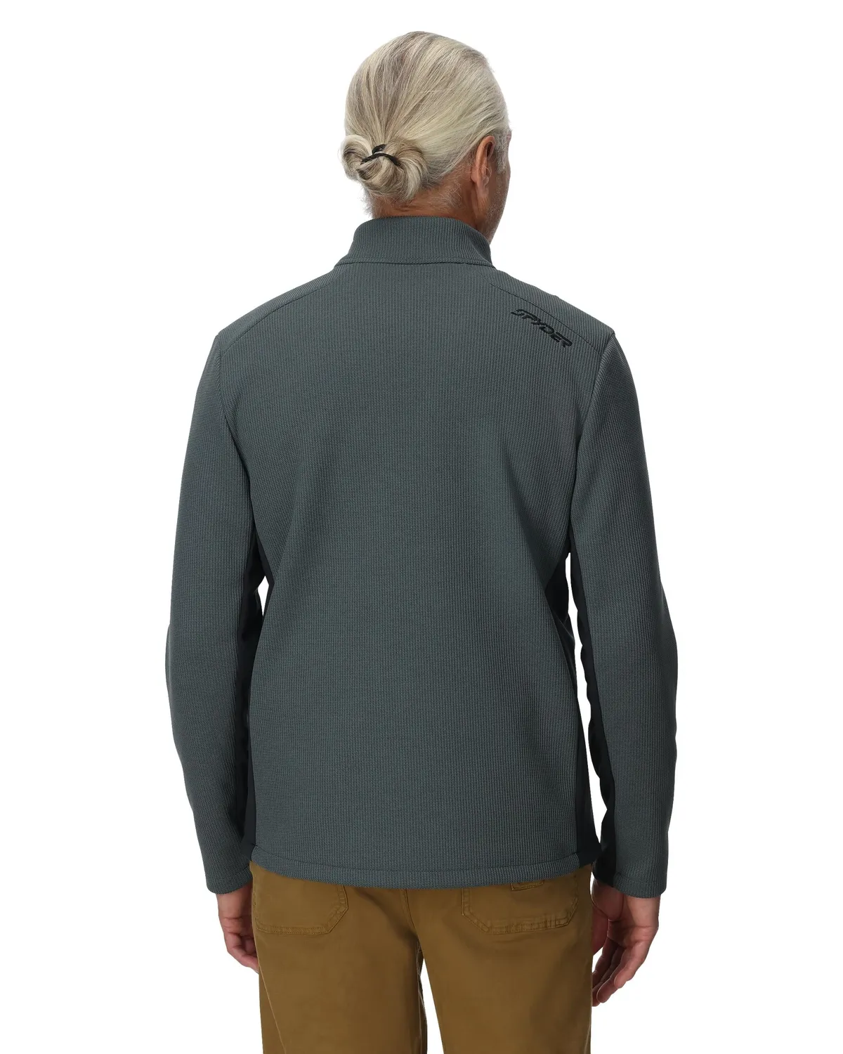 Spyder Bandit half-zip jakke herre slate blue fleece