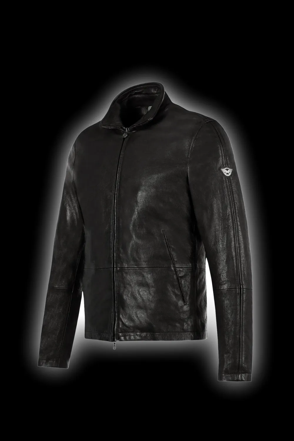 Matchless Mission Action Blouson skinnjakke black nappa