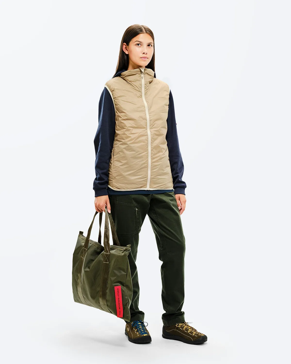 The Mountain Studio W-8 tote Forest Green nylon
