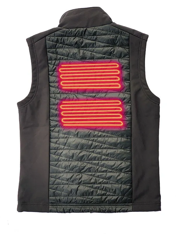 VoltHeat Radiant 5V varmevest svart – 4 varmesoner