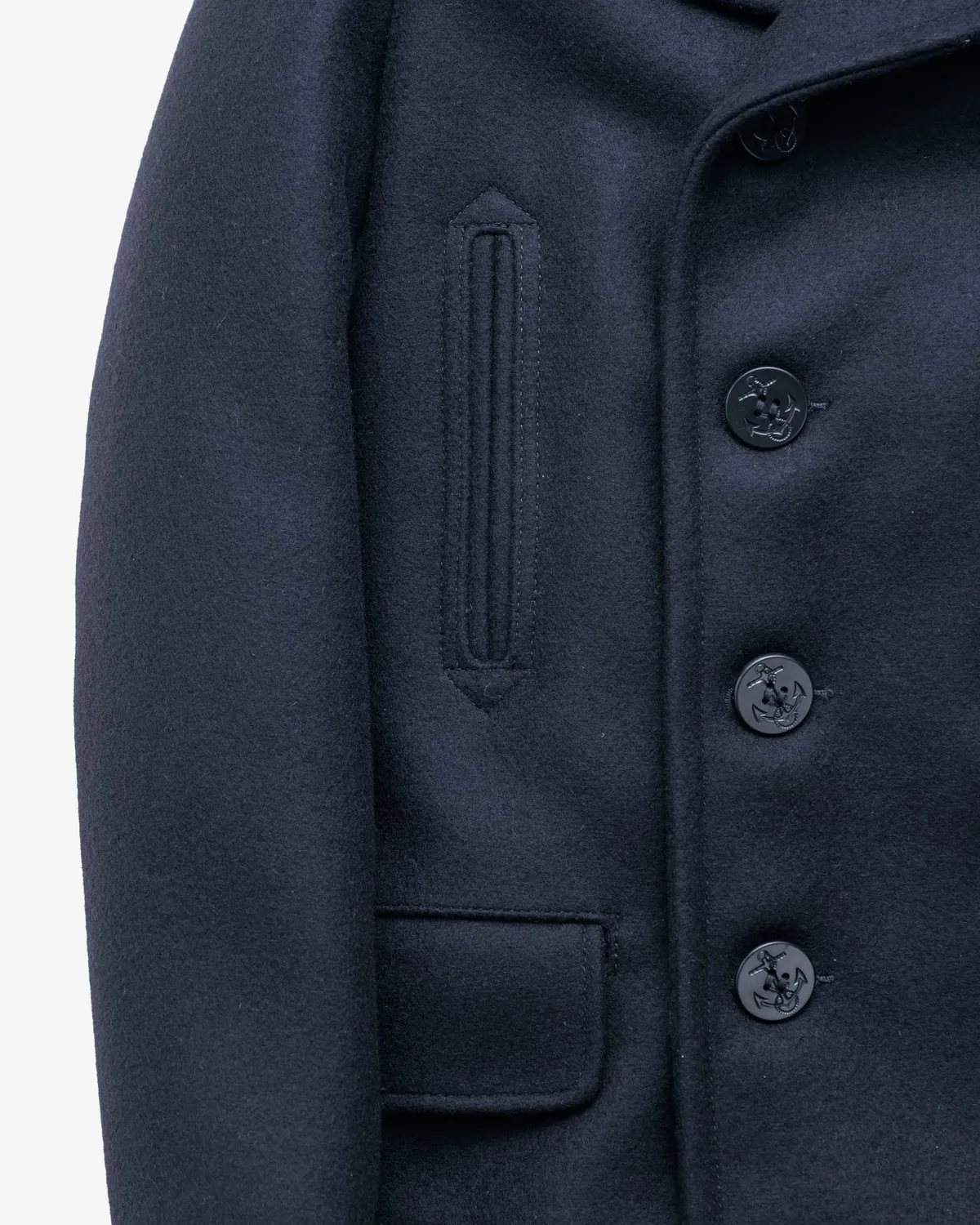 Schott NYC 782USA peacoat marineblå – 32oz ull