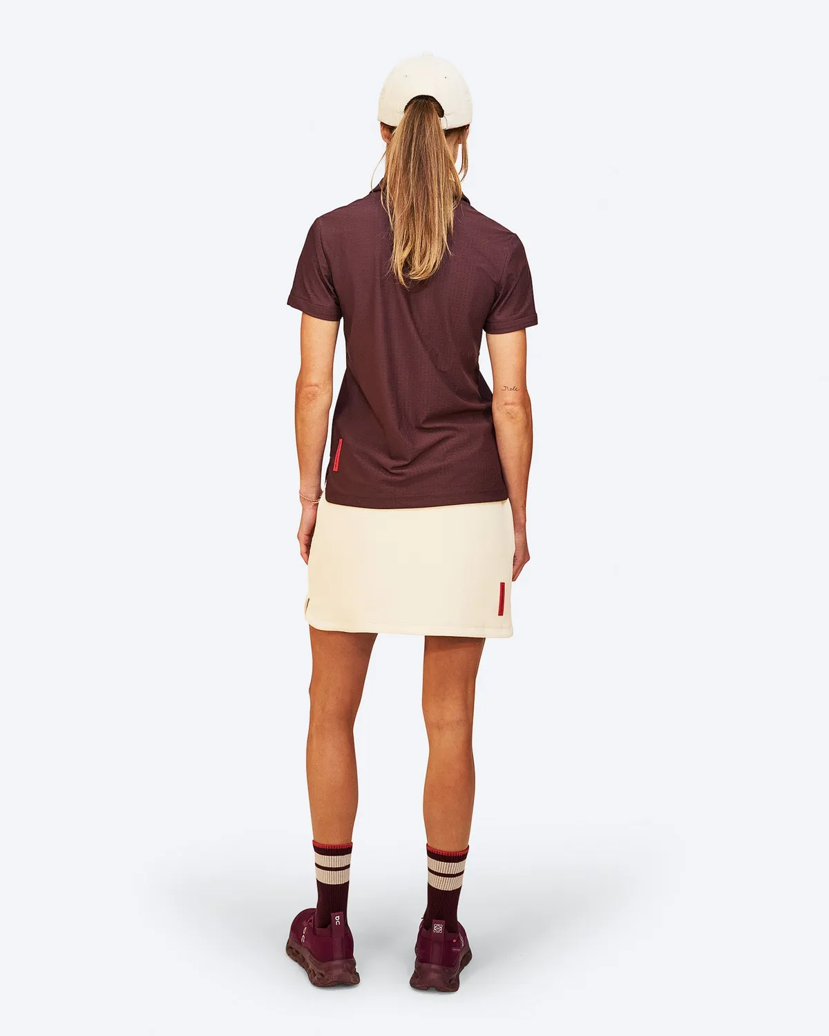 The Mountain Studio Q-13 W poloskjorte Fudge stretch