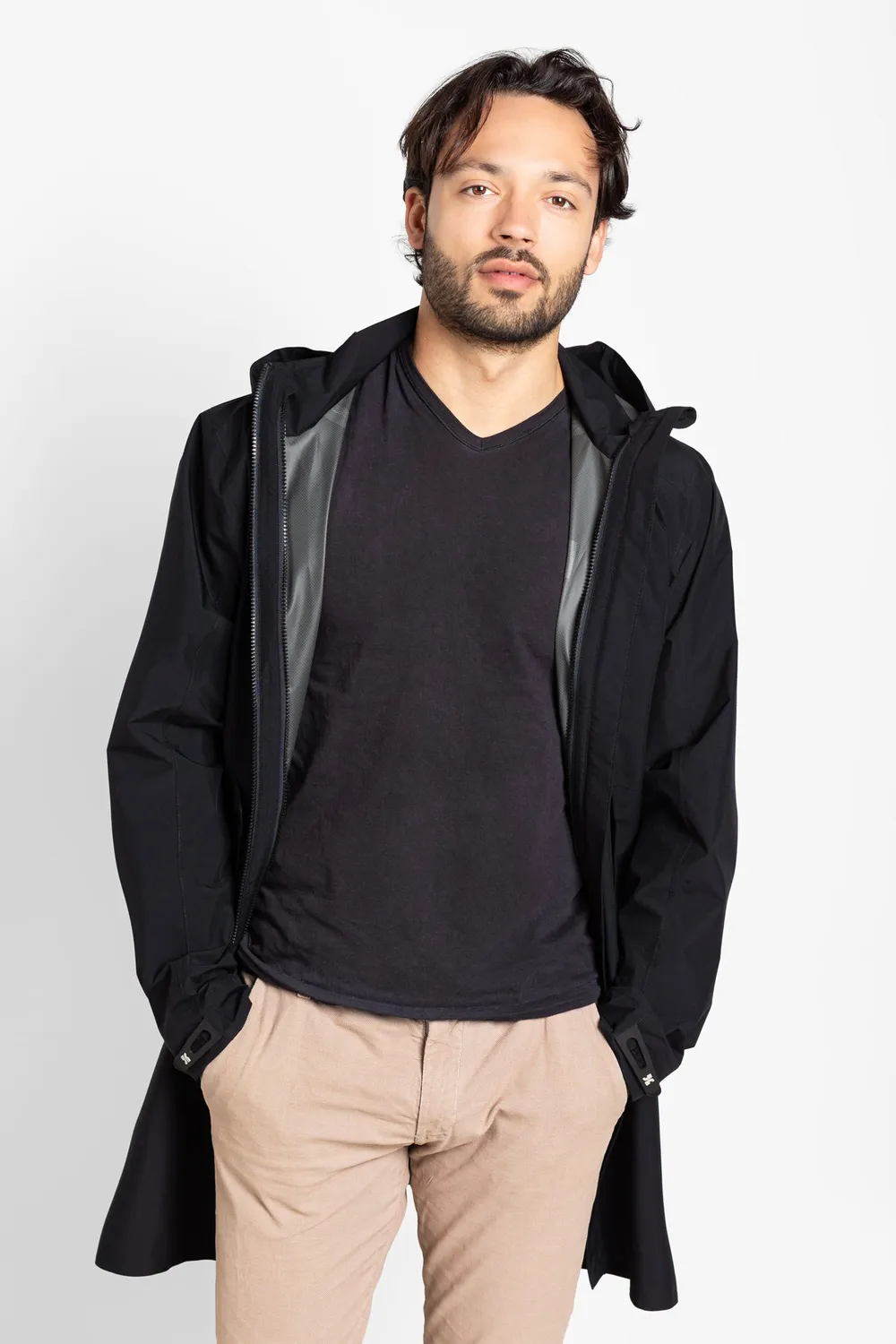 dirtlej weathershield regnjakke 3-i-1 svart fleece