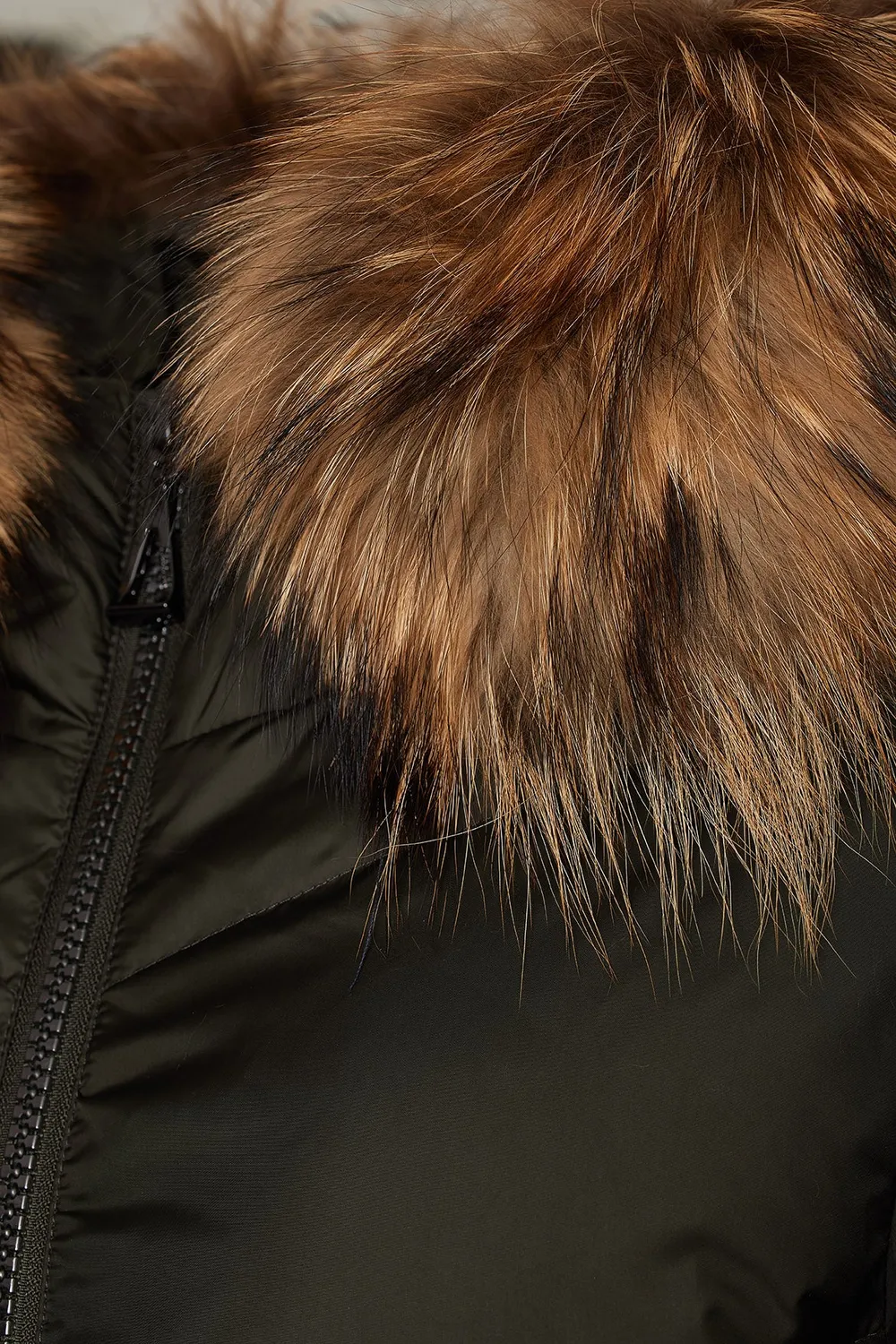 Windfield Herla vinterjakke dame army dun