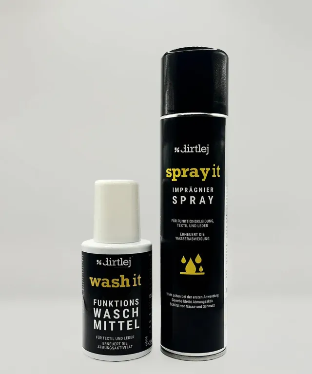 dirtlej care package pleiesett vask 250ml+spray 400ml