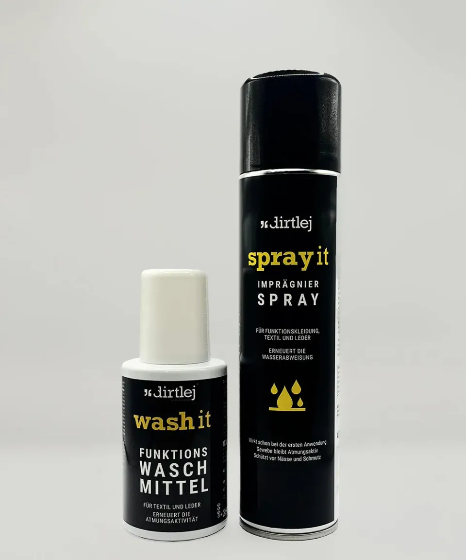 dirtlej care package pleiesett vask 250ml+spray 400ml