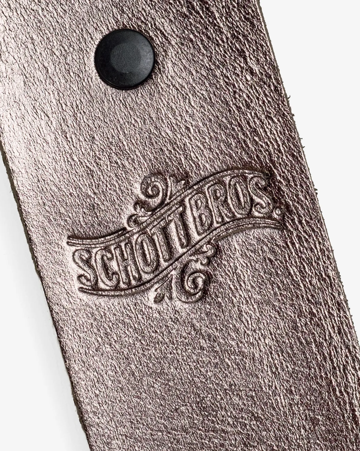 Schott NYC BLT24 belte pewter skinn rock