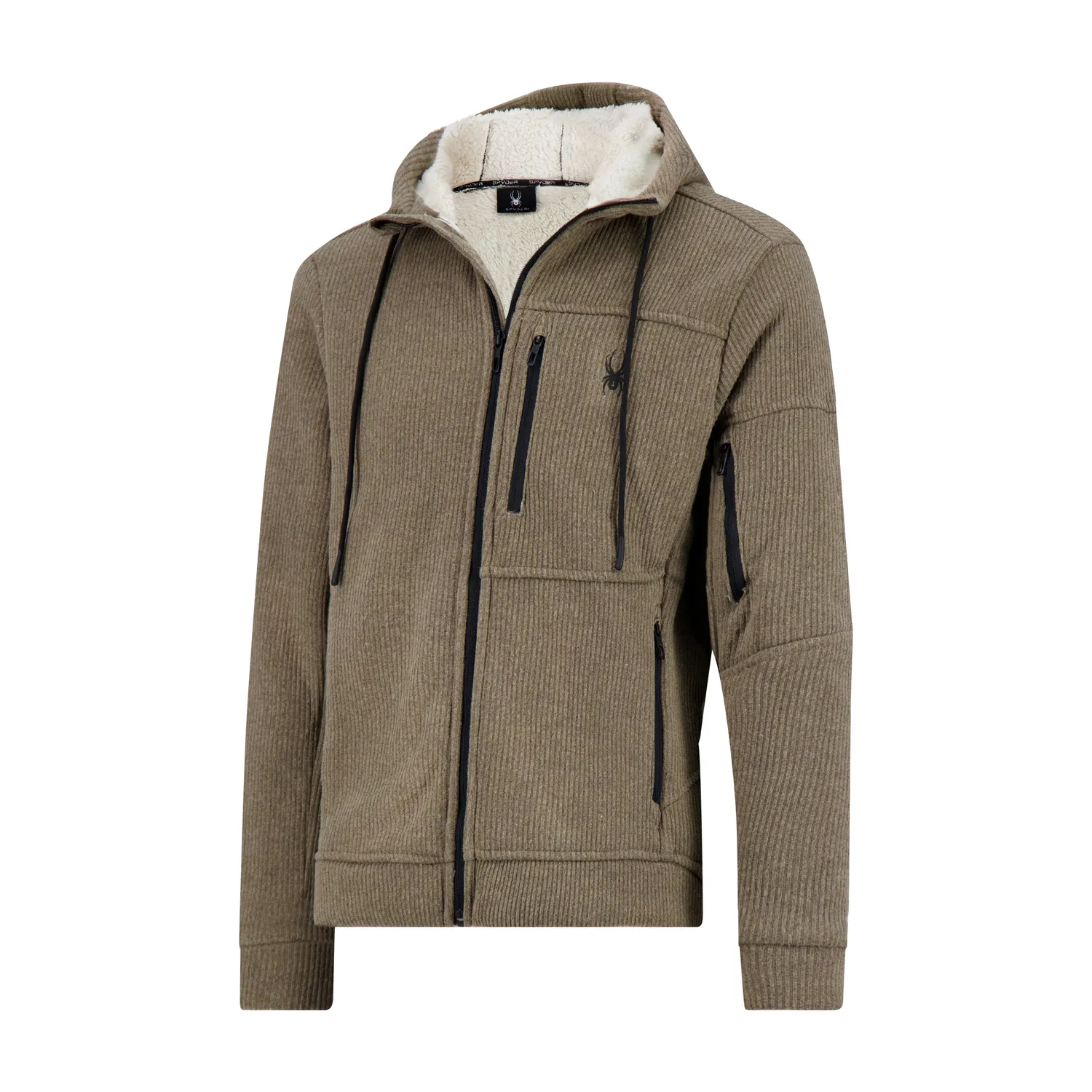 Spyder Sherpa hettegenser timber teddy varm