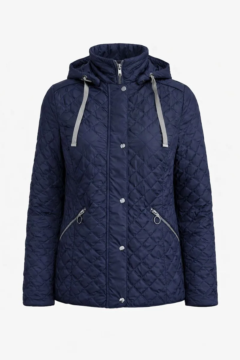Danwear Karin vårjakke navy dame vindtett