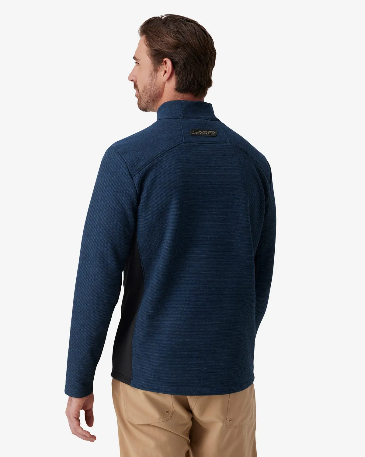Spyder Bandit fleecejakke herre indigo melange DWR