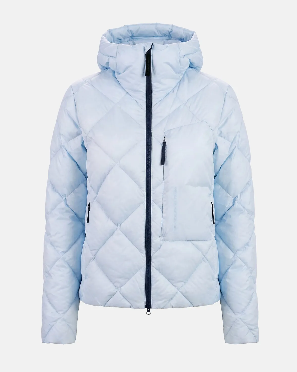 The Mountain Studio D-9 WUL dunjakke Ice Water lett
