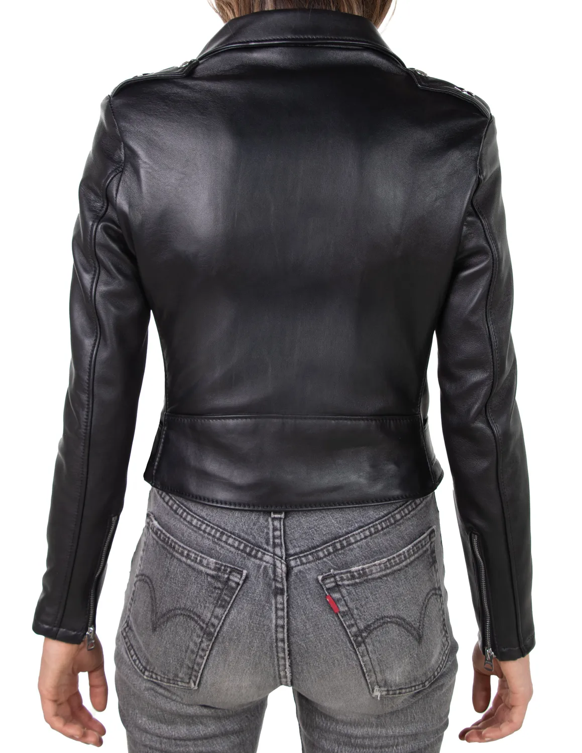 Schott NYC 218W perfecto skinnjakke dame svart