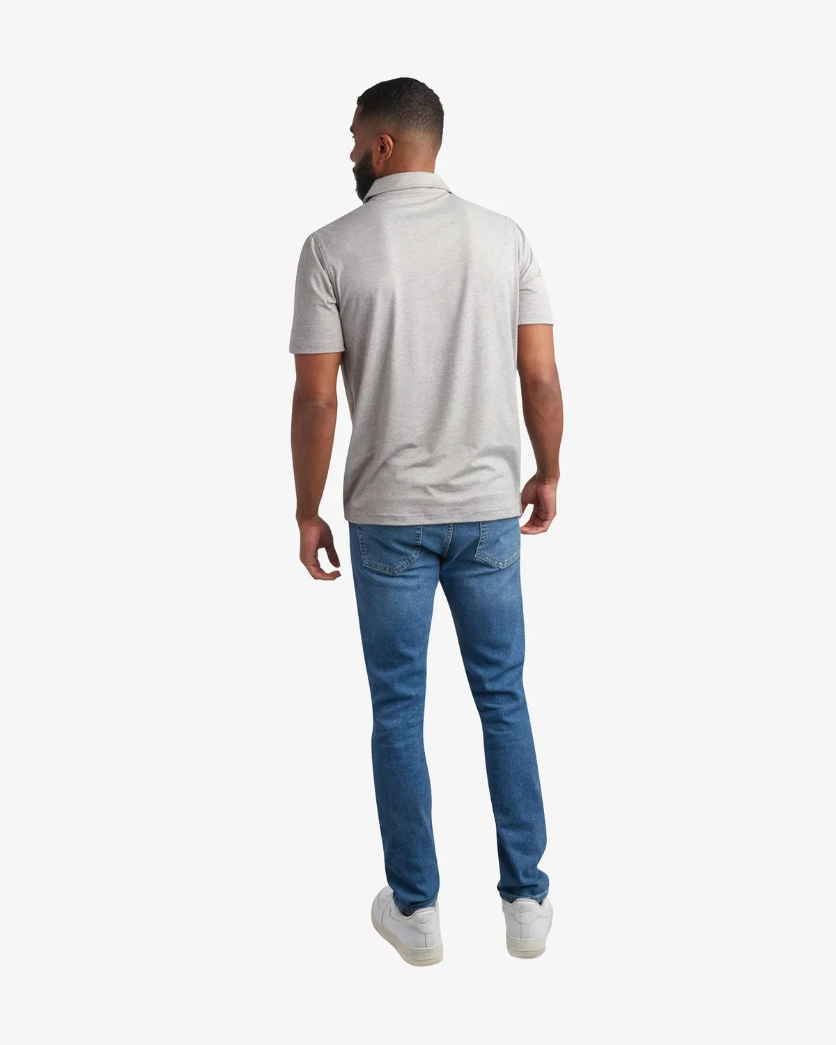 Spyder Jersey polo herre heather gray – stretch