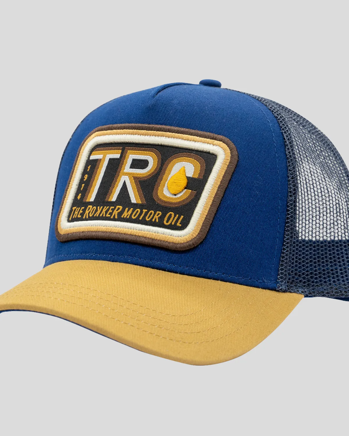 Rokker TRC Motor Oil Trukker caps blå sand