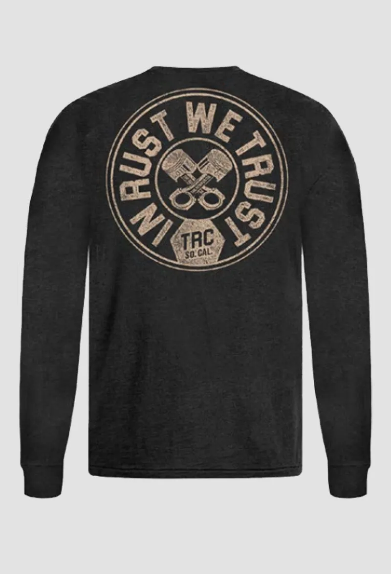 Rokker Trust Longsleeve Black langermet skjorte bomull