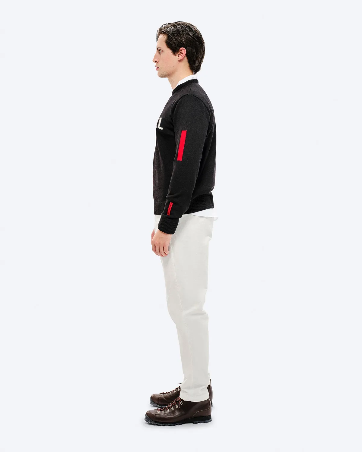 The Mountain Studio K-3 Kitzbühel strikkegenser svart merino