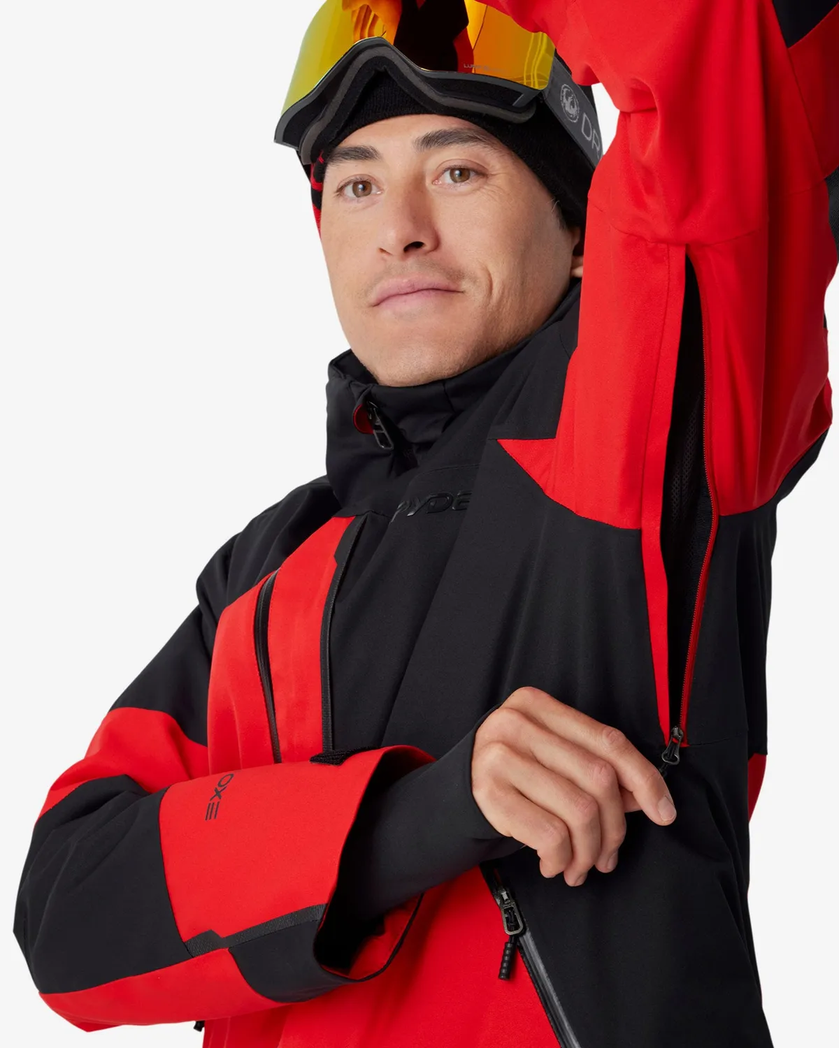 Spyder Leader skijakke herre spyder red vanntett 30K