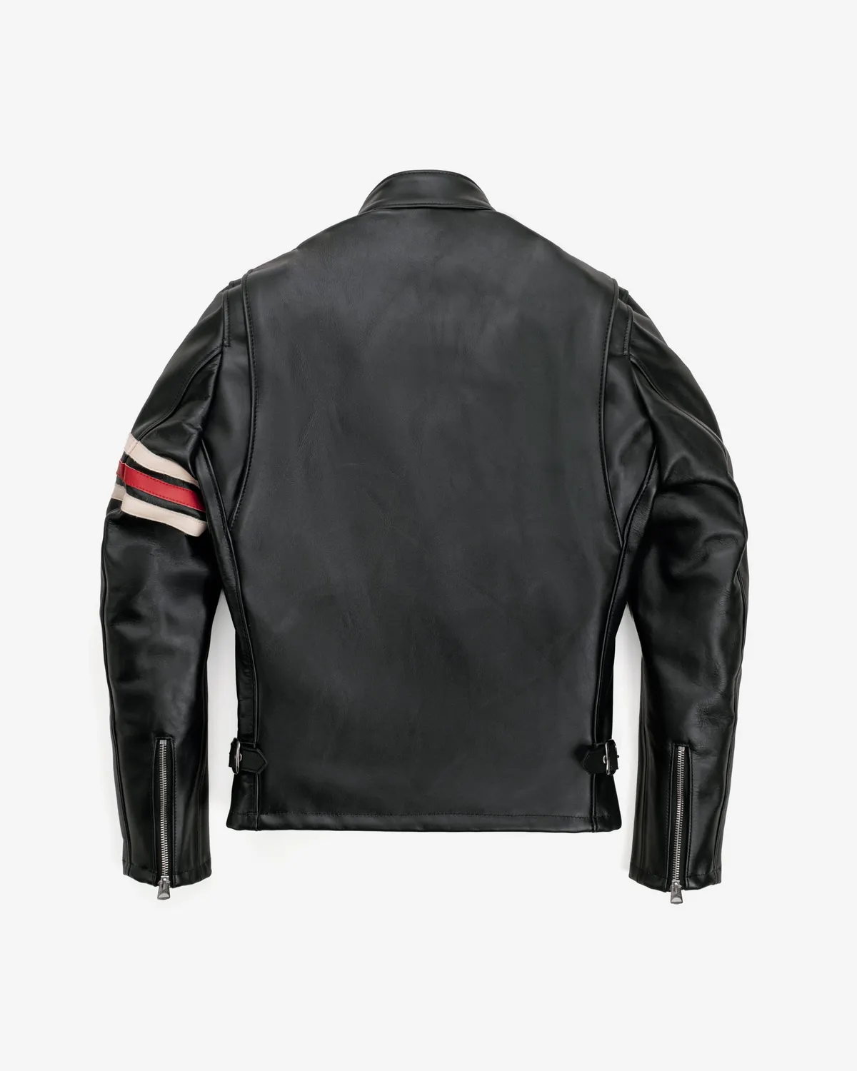 Schott NYC 6RAC1 racerjakke svart rød stripe