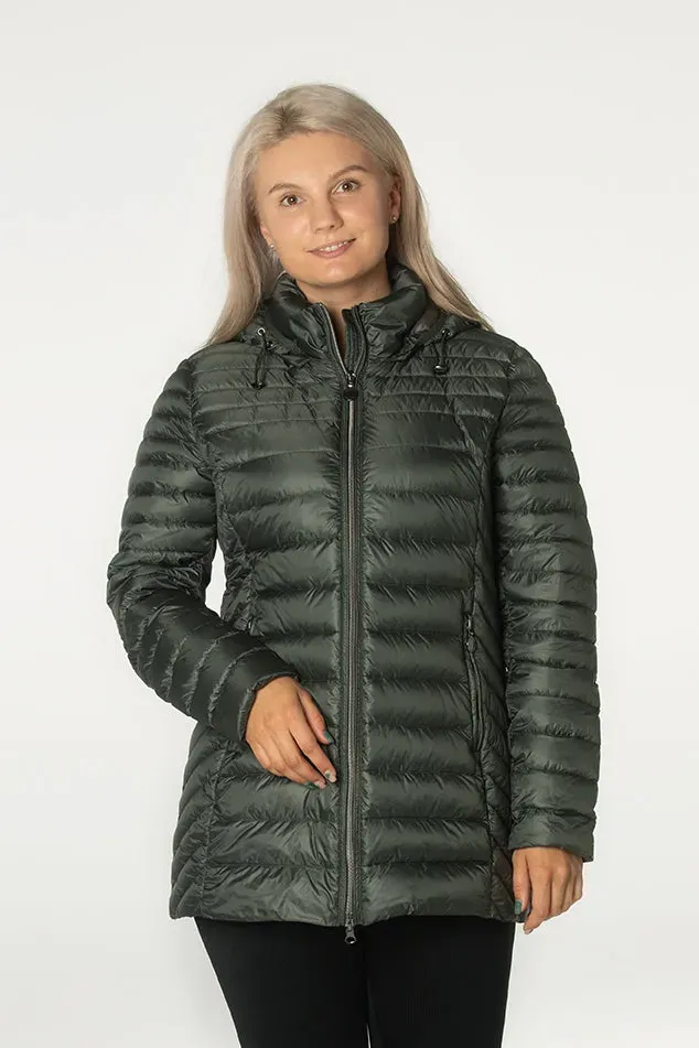 Danwear Windfield Albina Light Down dunjakke army